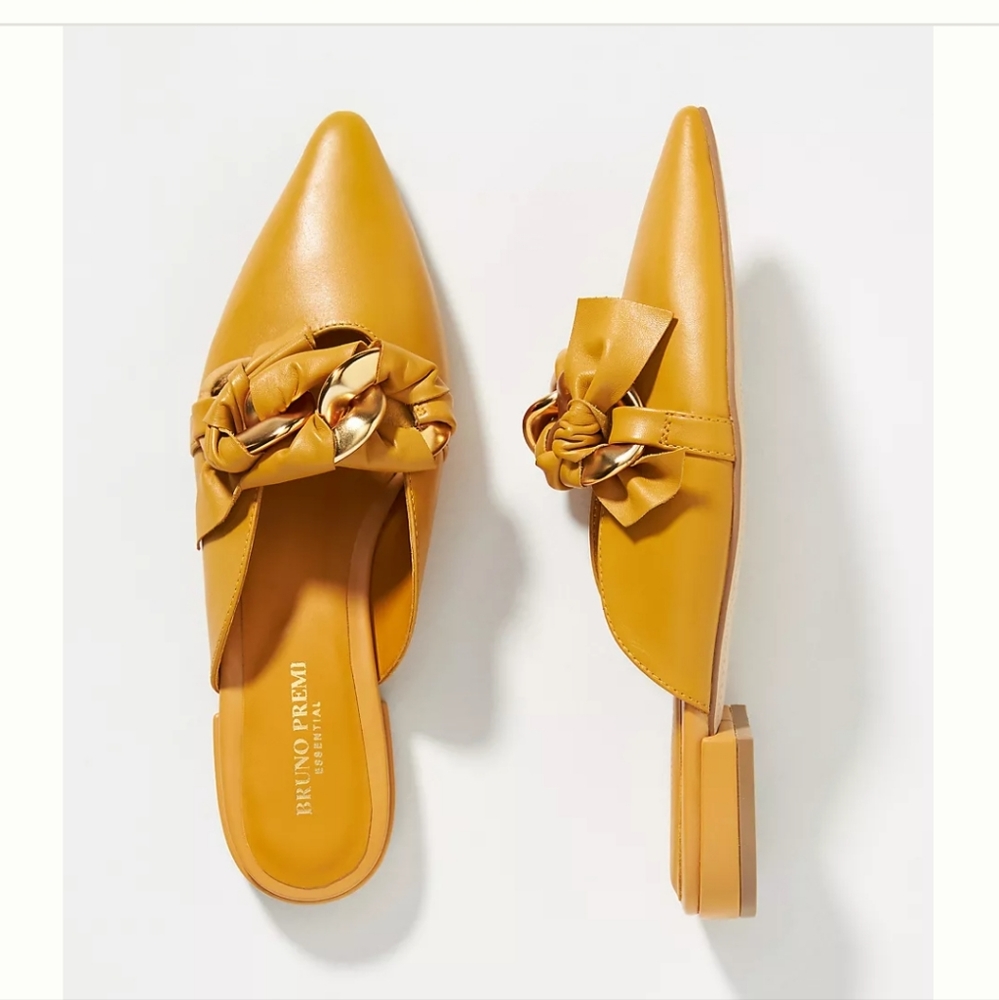 NWB Anthropologie Bruno Premi Twisted Mules Sz 39